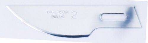 Box of 50 No 2 Craft Tool Blades Swann Morton Product No 1242