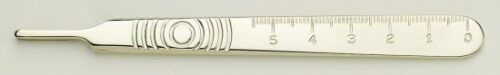 * No 3 Stainless Steel Graduated Scalpel Handle Swann Morton ref 1033 formerly known as 0933 *