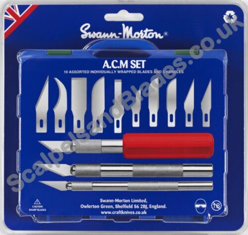 Swann Morton ACM Modelling Tool Set  product No 9101