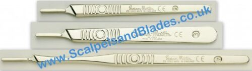 Swann Morton 1 each No 3, 7 and 9 Stainless Steel Handles Ref 0937