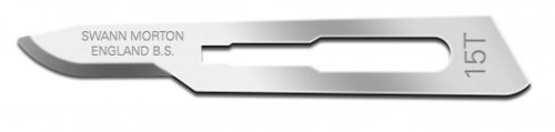 No 15T Sterile Stainless Steel Scalpel Blade Swann Morton Product No 0392