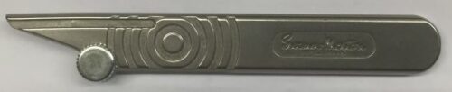 Stainless Steel Craft Tool Handle Swann Morton Product No 1239 Replaces 1237 Brass Handle.