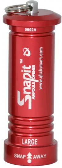 Qlicksmart SnapIT Trolley large Red Ampoule opener TE-01L